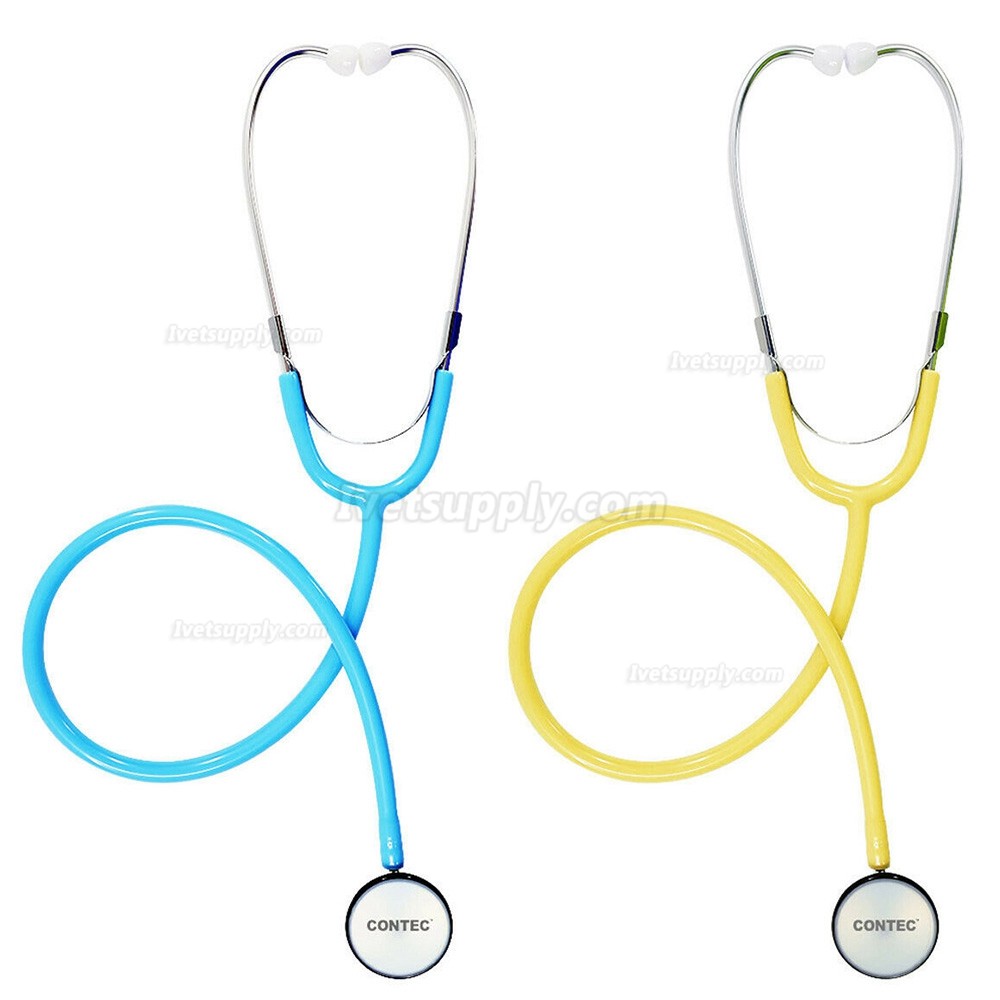 CONTEC Singel Head Stethoscope for Medical Vet Nurse Doctor 